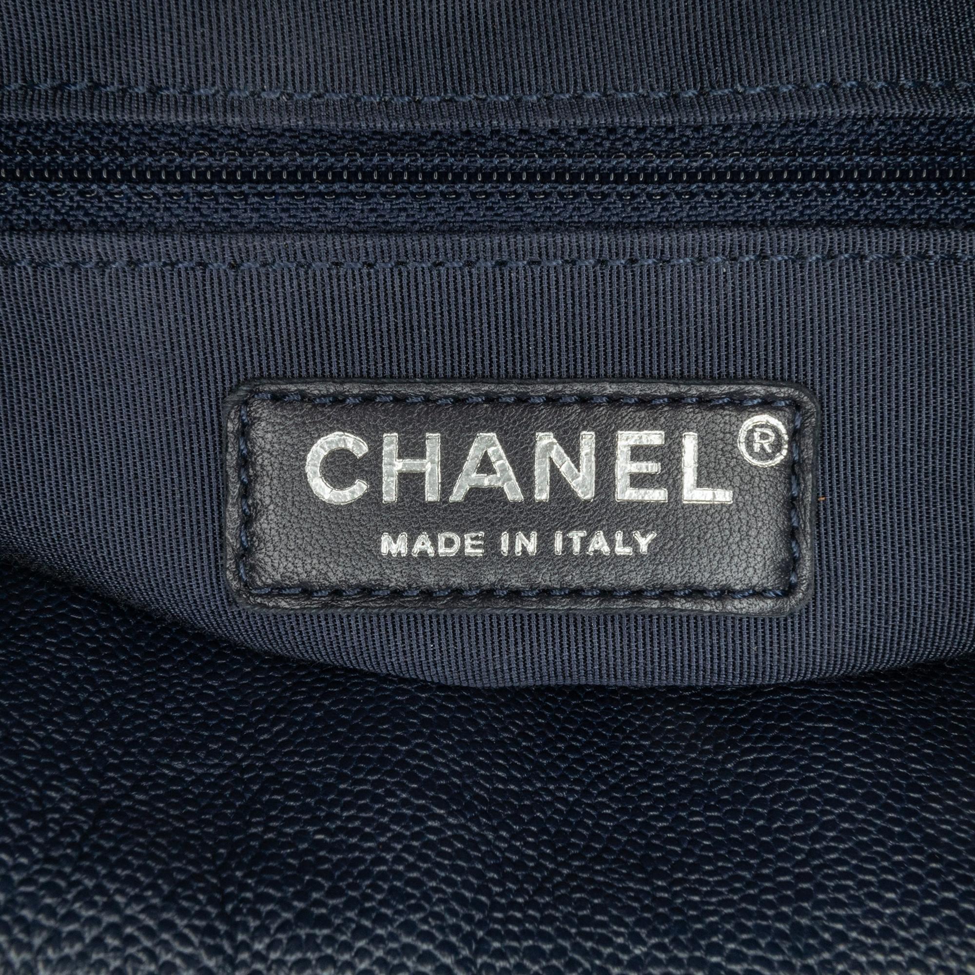 Chanel Large Quilted Caviar Urban Companion Tote (SHG-ACS)