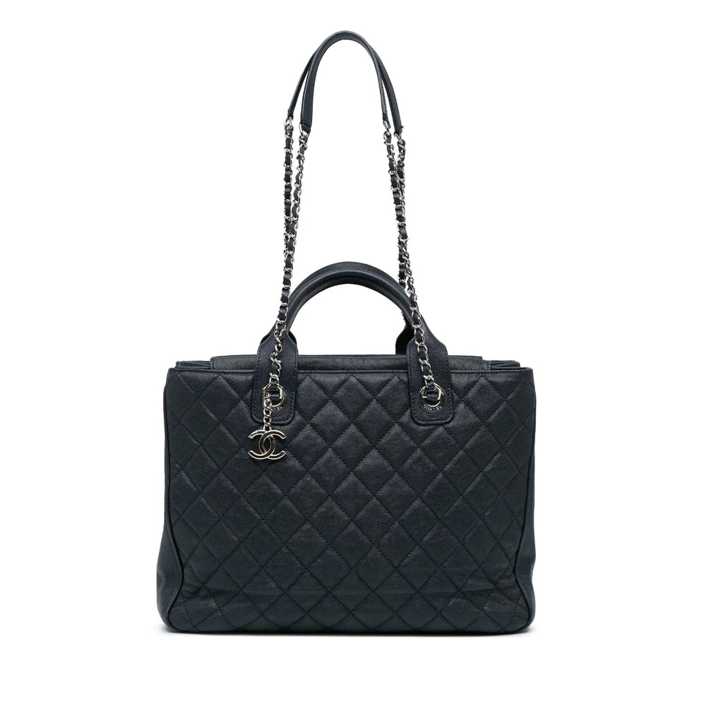 Chanel Large Quilted Caviar Urban Companion Tote (SHG-ACS)