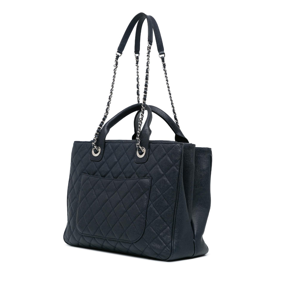 Chanel Large Quilted Caviar Urban Companion Tote (SHG-ACS)