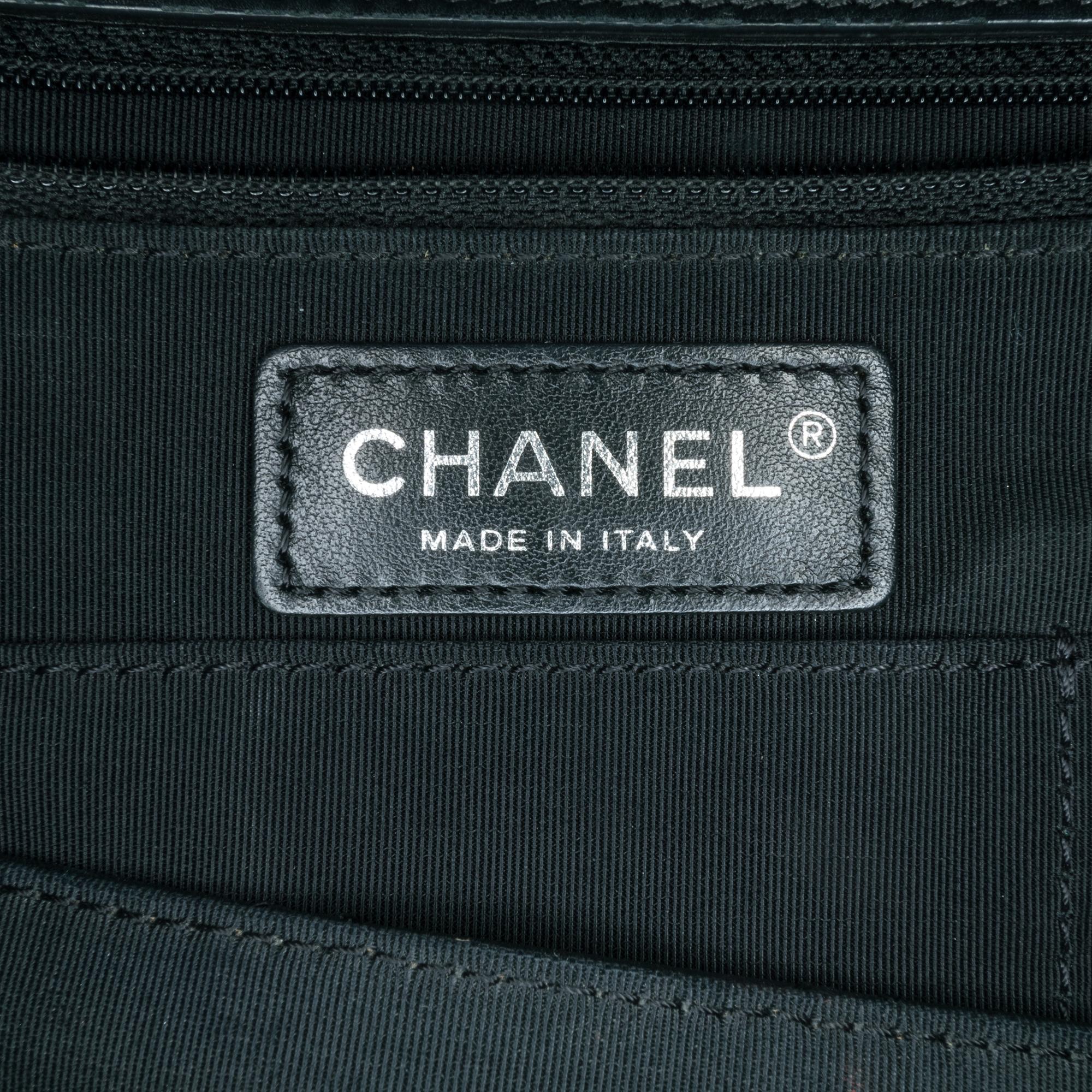 Chanel Medium CC Stitched Calfskin Pocket Zipped Chain Tote
