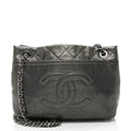 Chanel Metallic Caviar Leather Timeless CC Soft Tote