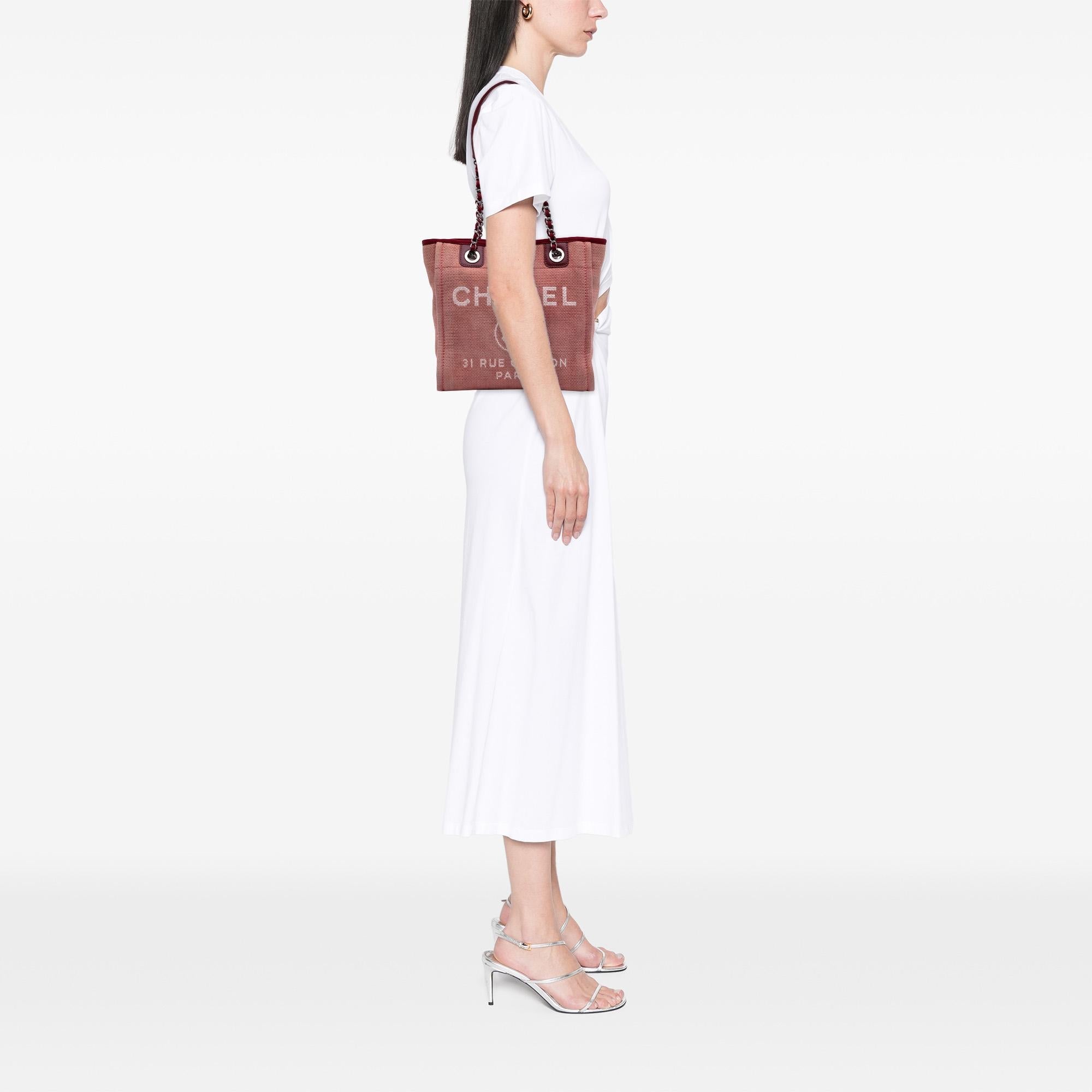 Chanel Mini Canvas Deauville Tote
