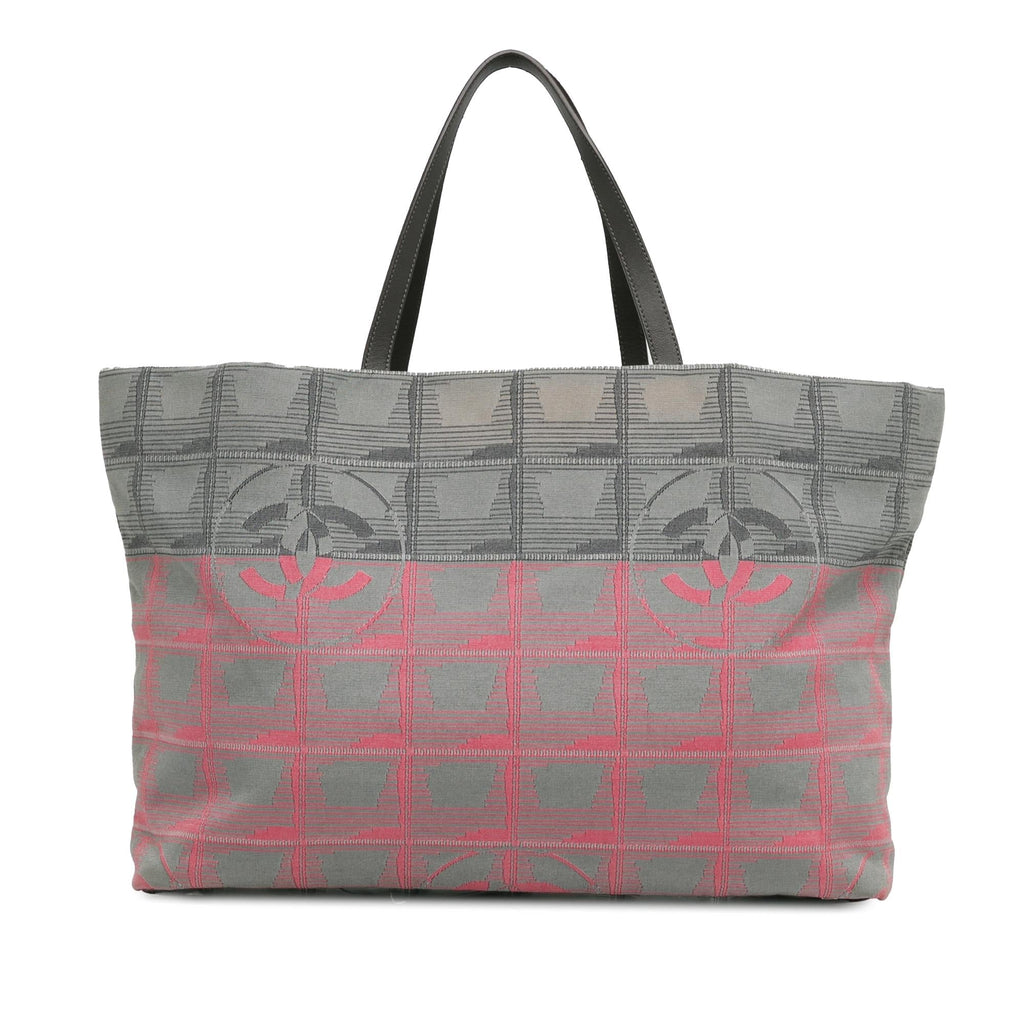 Chanel New Travel Line Bicolor Nylon Tote