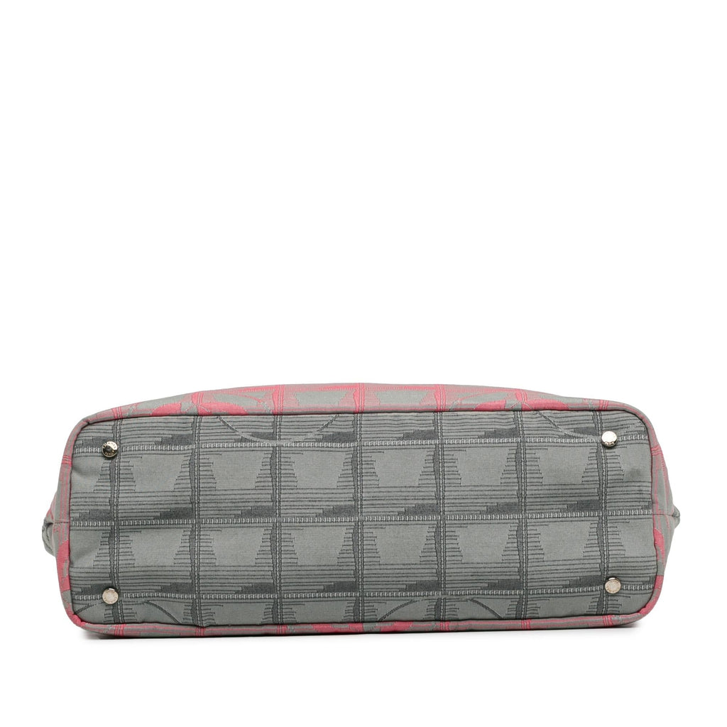 Chanel New Travel Line Bicolor Nylon Tote