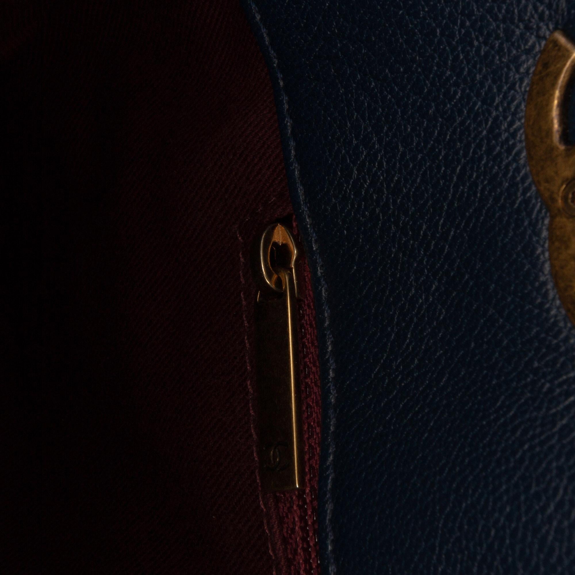 Chanel Paris Salzburg 1:1 Rep and Goatskin CC Eyelet Tote