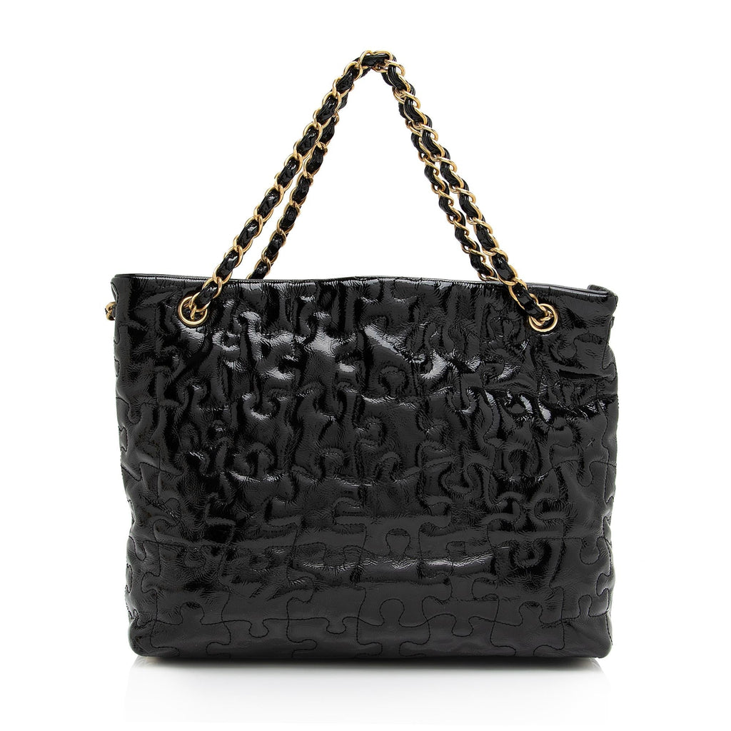 Chanel 1:1 Rep Leather Puzzle Tote (SHF-uPxGaG)