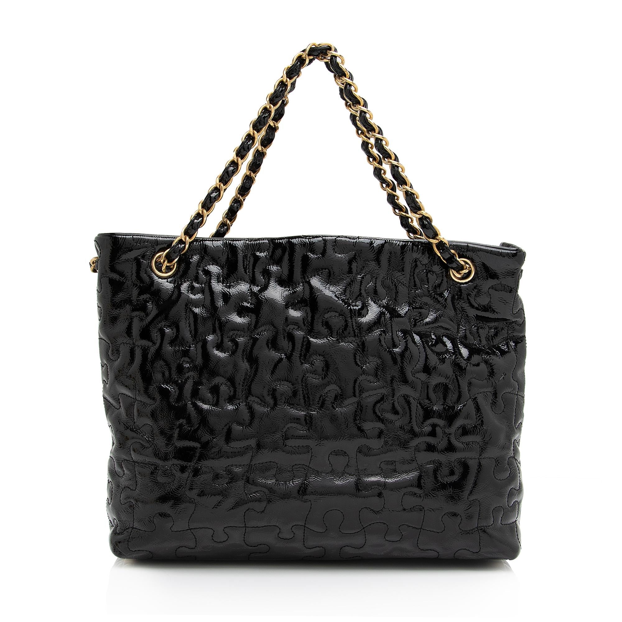 Chanel 1:1 Rep Leather Puzzle Tote (SHF-uPxGaG)