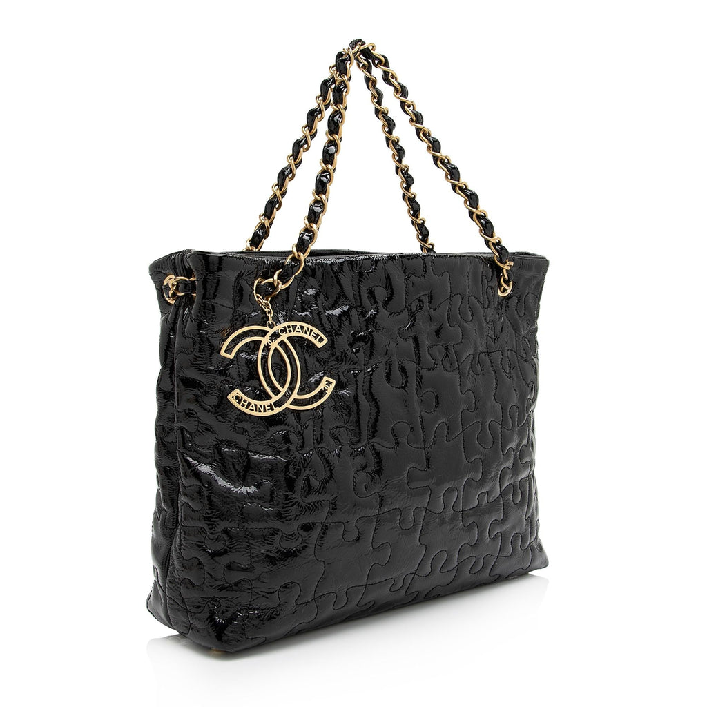 Chanel 1:1 Rep Leather Puzzle Tote (SHF-uPxGaG)
