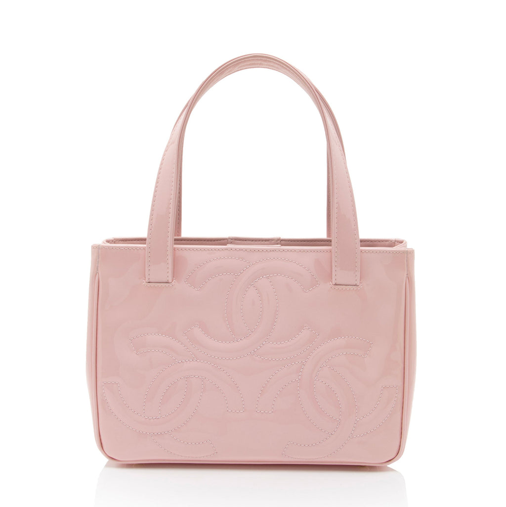 Chanel 1:1 Rep Leather Triple CC Small Tote (SHF-Kk4uom)