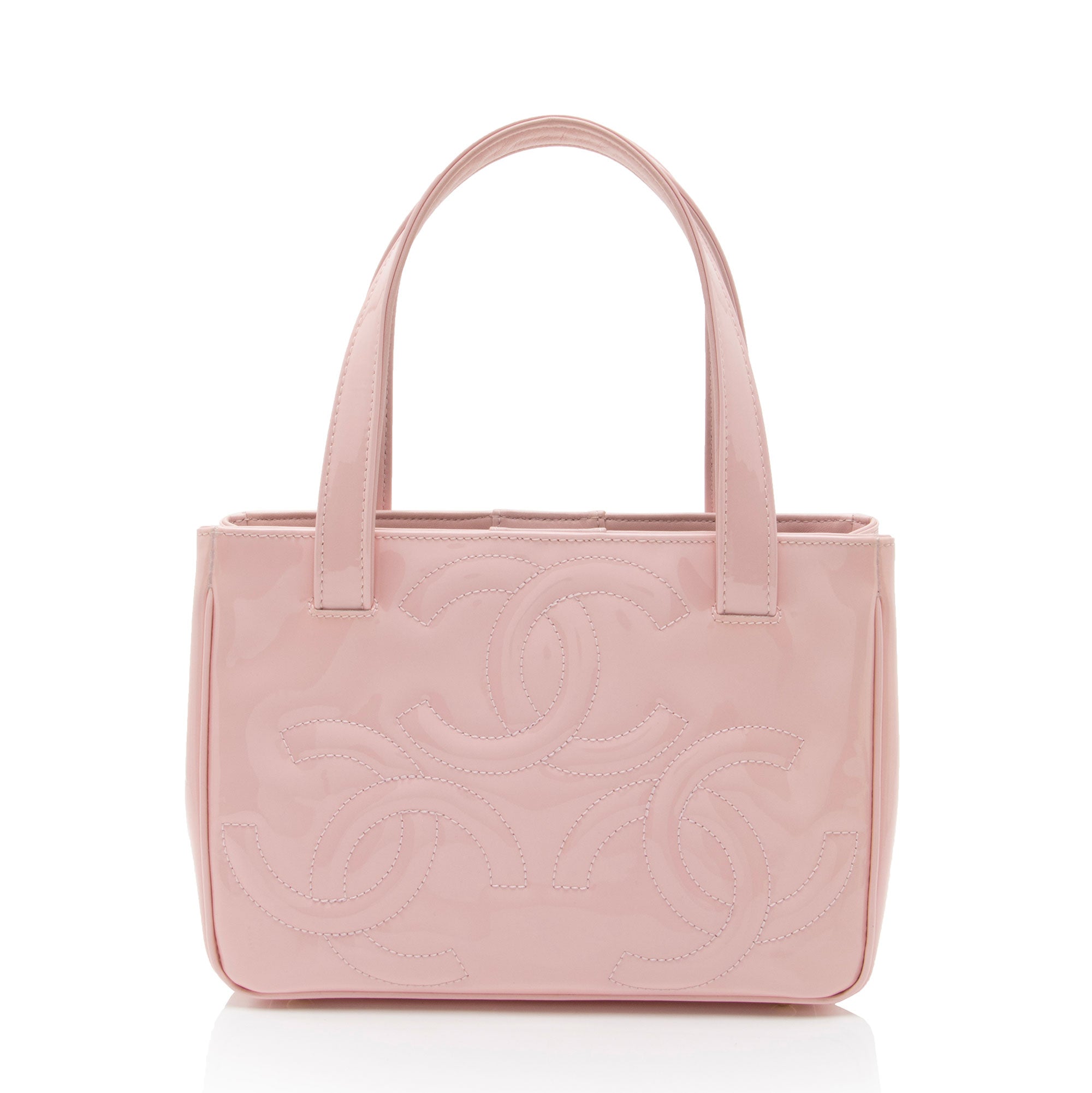 Chanel 1:1 Rep Leather Triple CC Small Tote (SHF-Kk4uom)