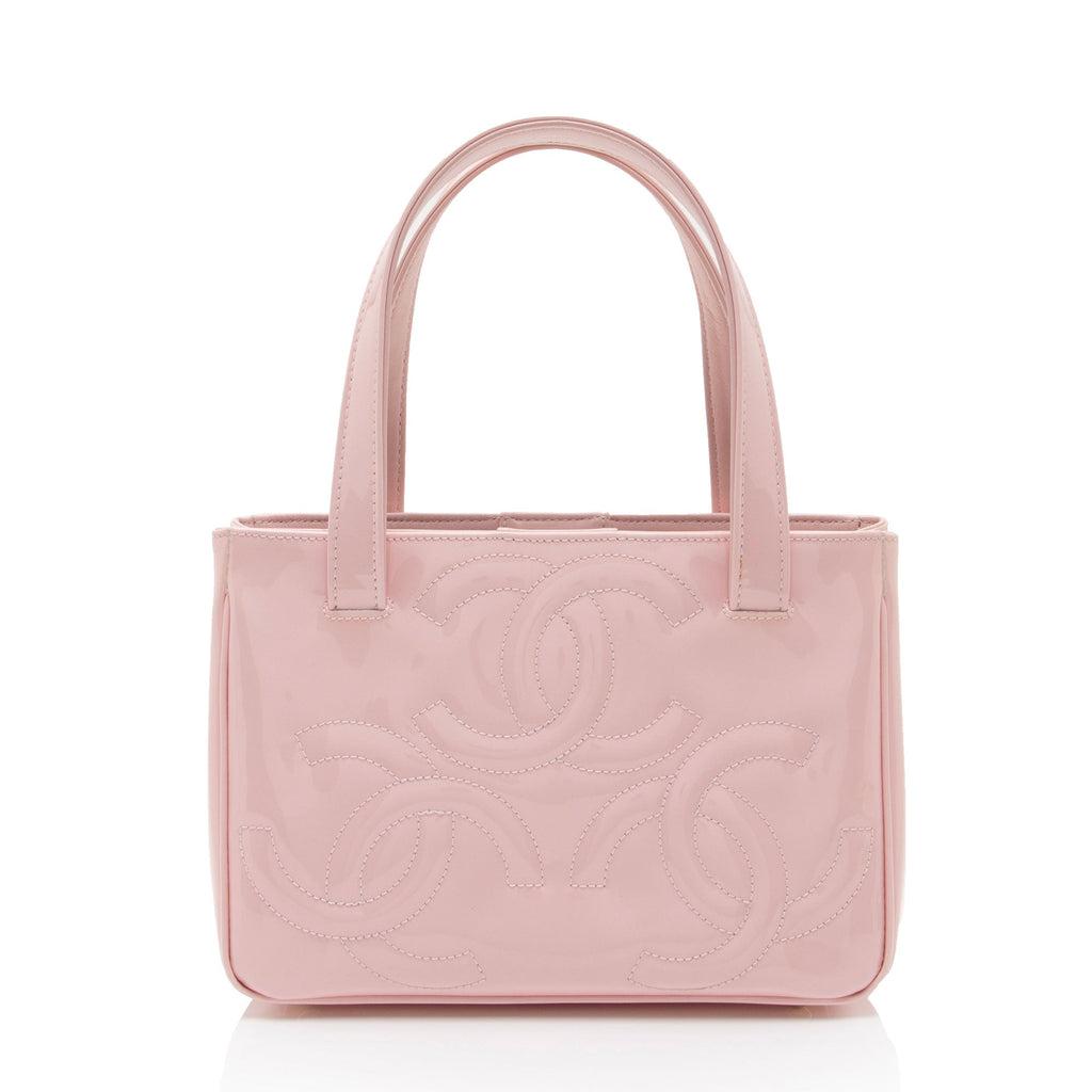 Chanel 1:1 Rep Leather Triple CC Small Tote (SHF-Kk4uom)