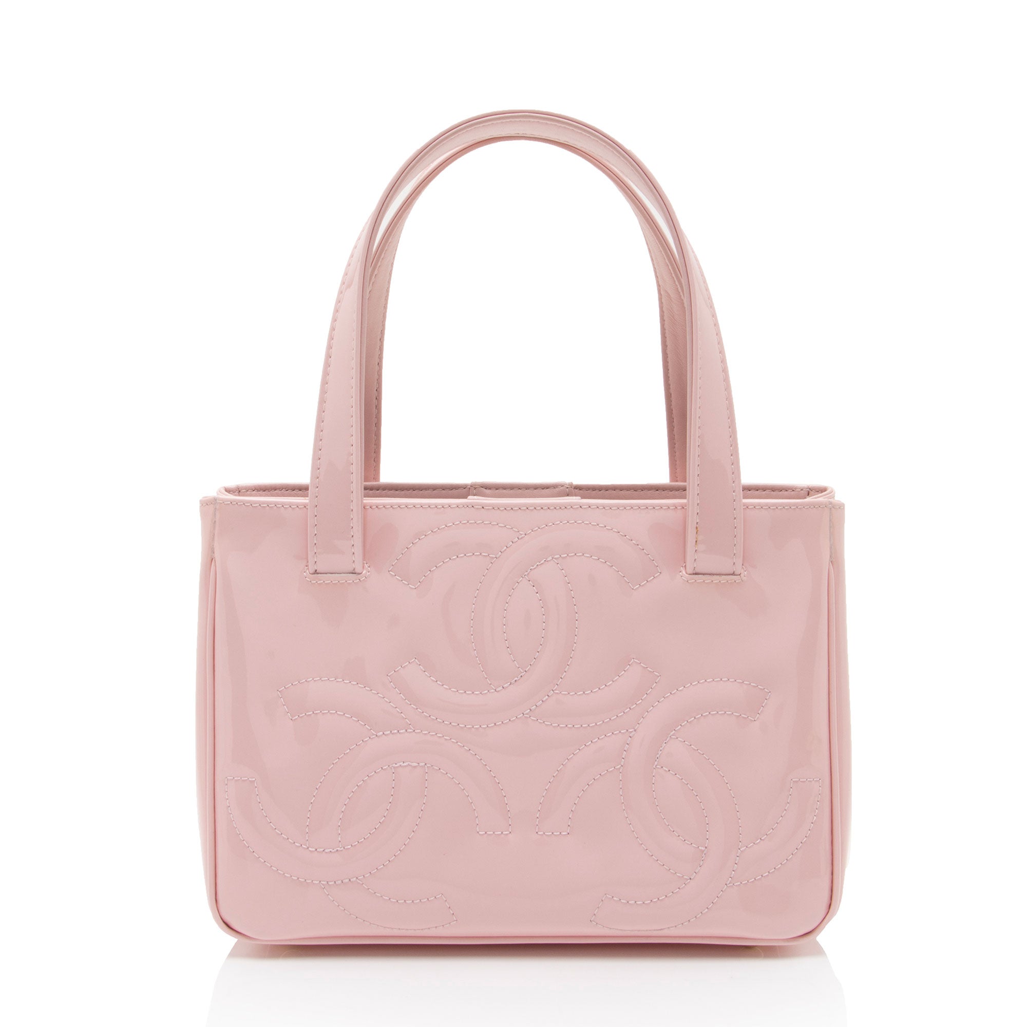 Chanel 1:1 Rep Leather Triple CC Small Tote (SHF-Kk4uom)