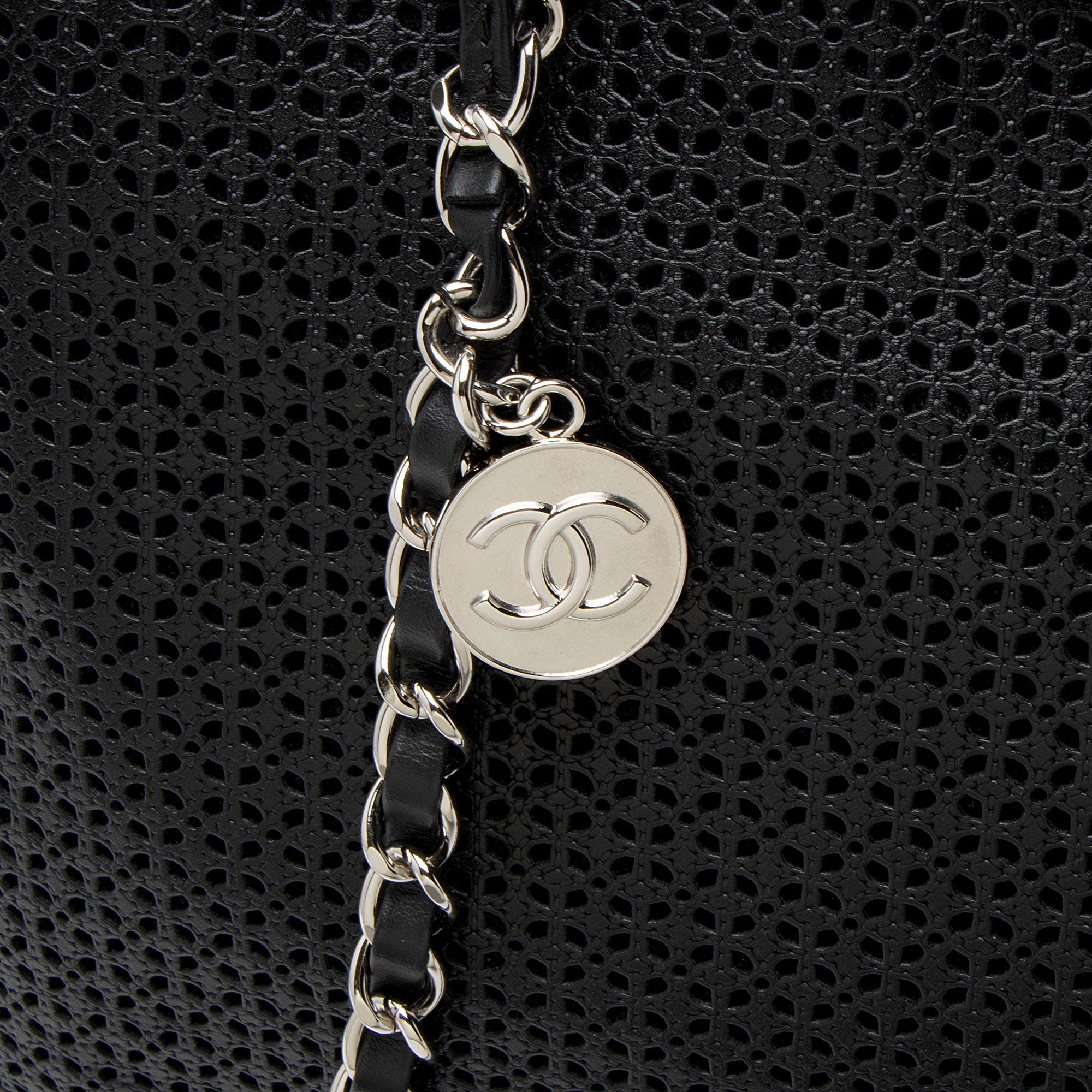 Chanel Perforated Calfskin Up In The Air Large Tote