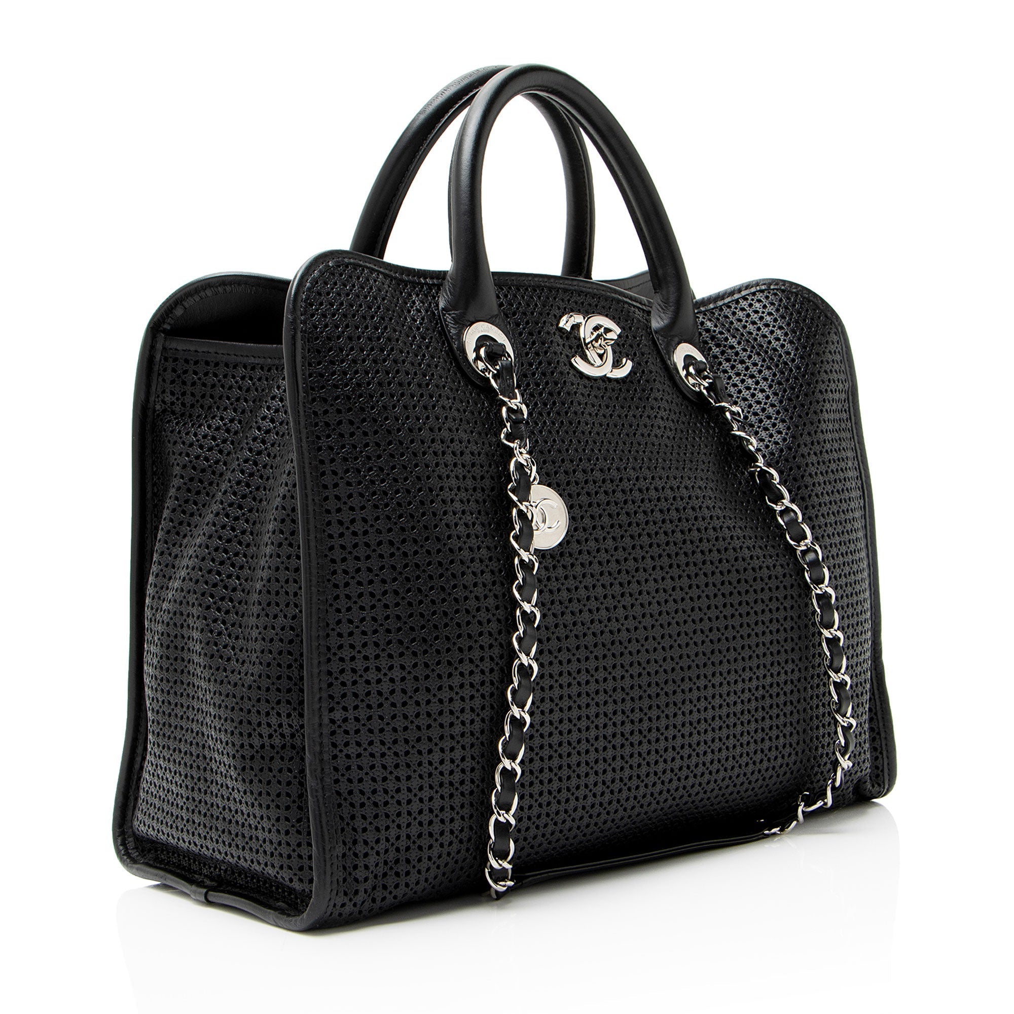 Chanel Perforated Calfskin Up In The Air Large Tote