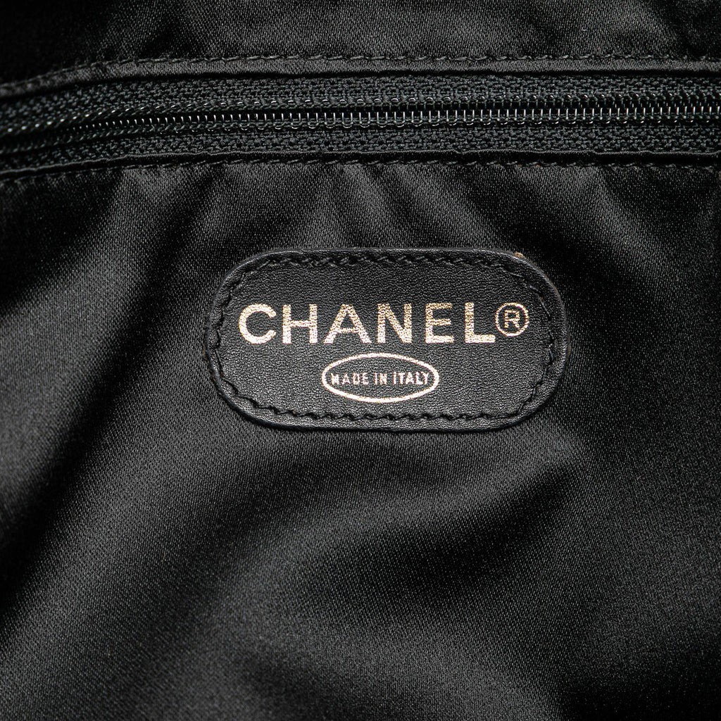Chanel Quilted Lambskin Tassel Chain Tote