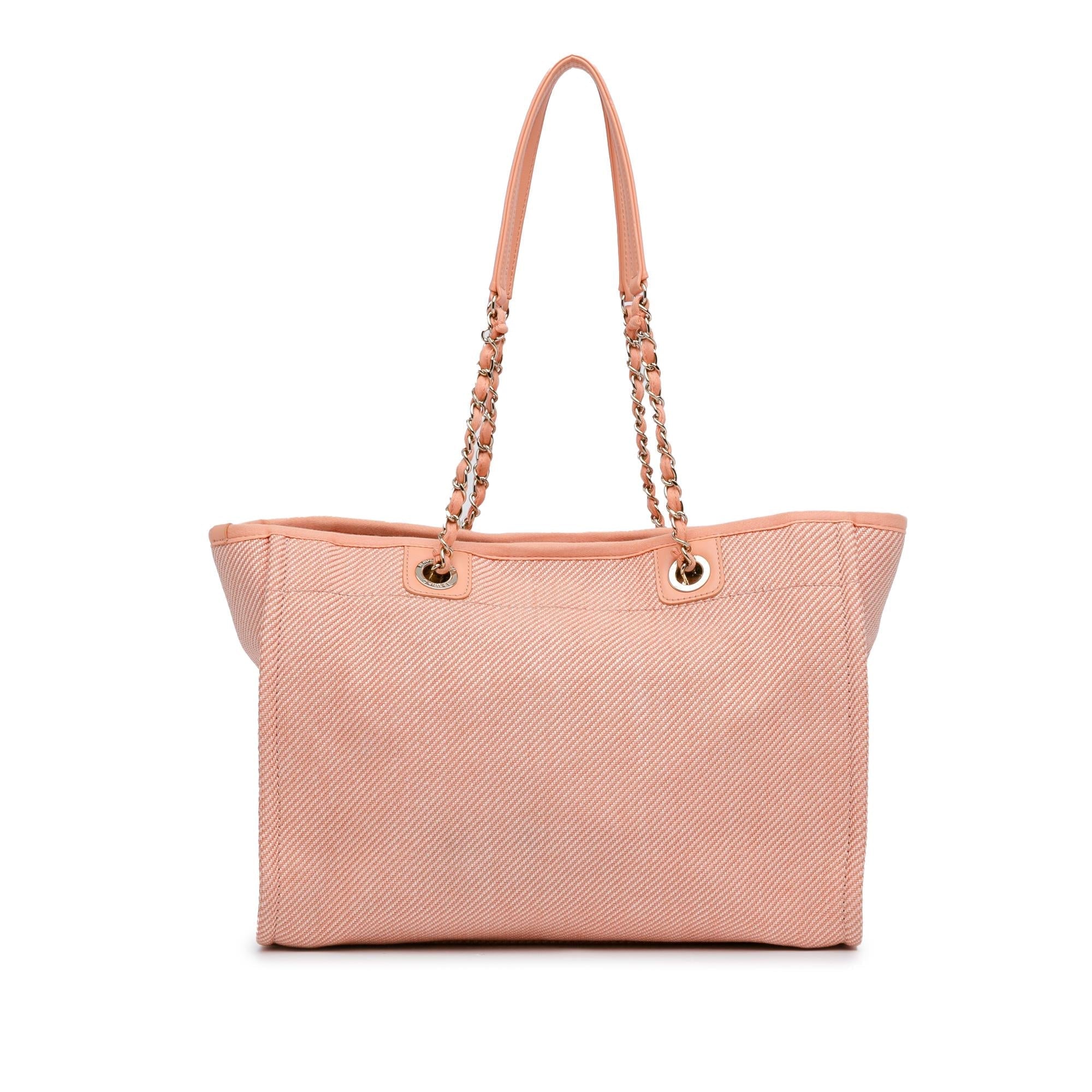 Chanel Small Canvas Deauville Tote (SHG-rezop6)