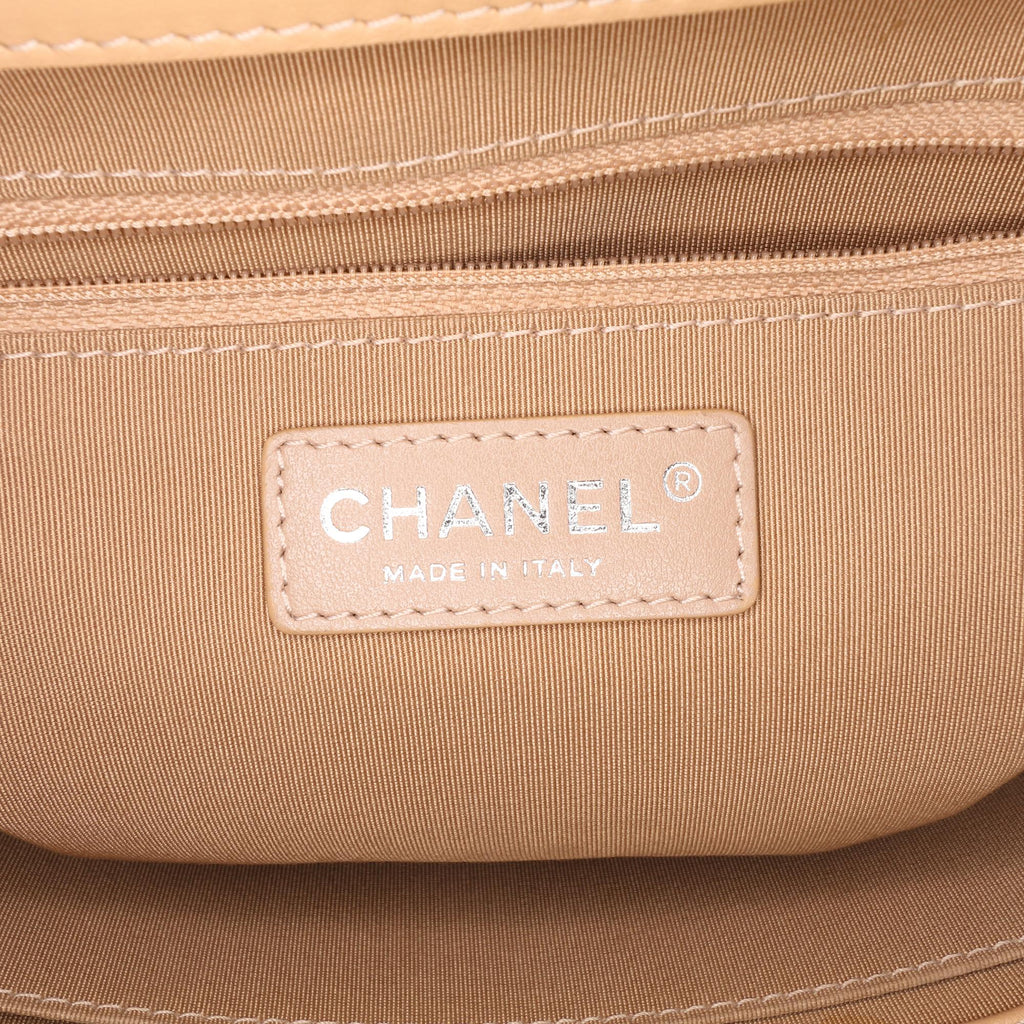 Chanel Small Quilted Calfskin Easy Shopping Tote