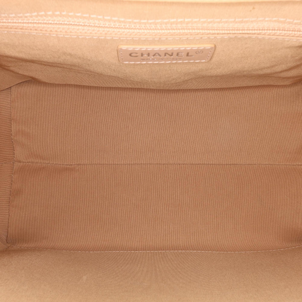 Chanel Small Quilted Calfskin Easy Shopping Tote