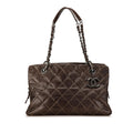Chanel Small Quilted Caviar Chic Tote (SHG-RUXzte)
