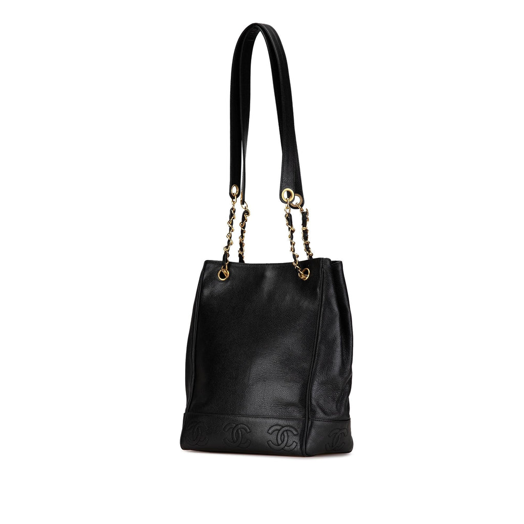 Chanel Triple CC Caviar Tote (SHG-raWzl2)