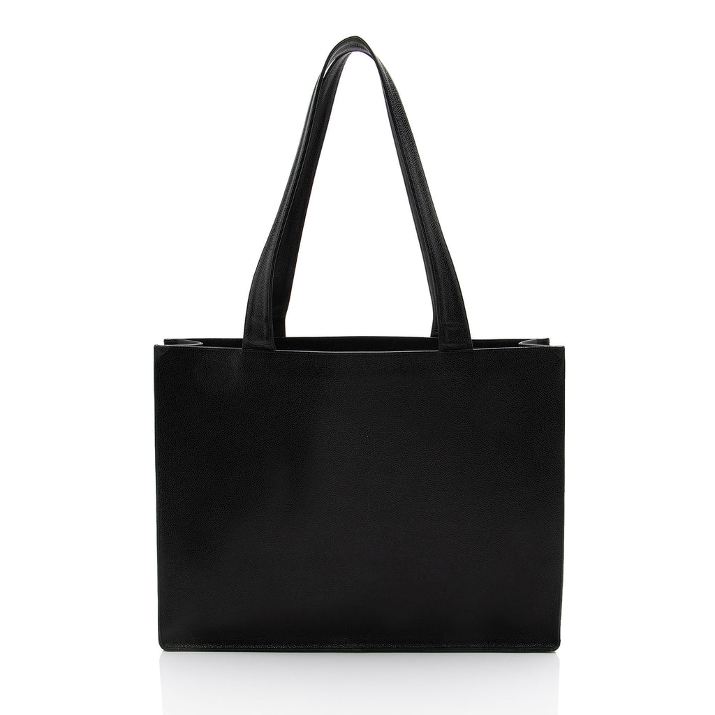 Chanel Vintage Caviar Leather CC Shopping Tote