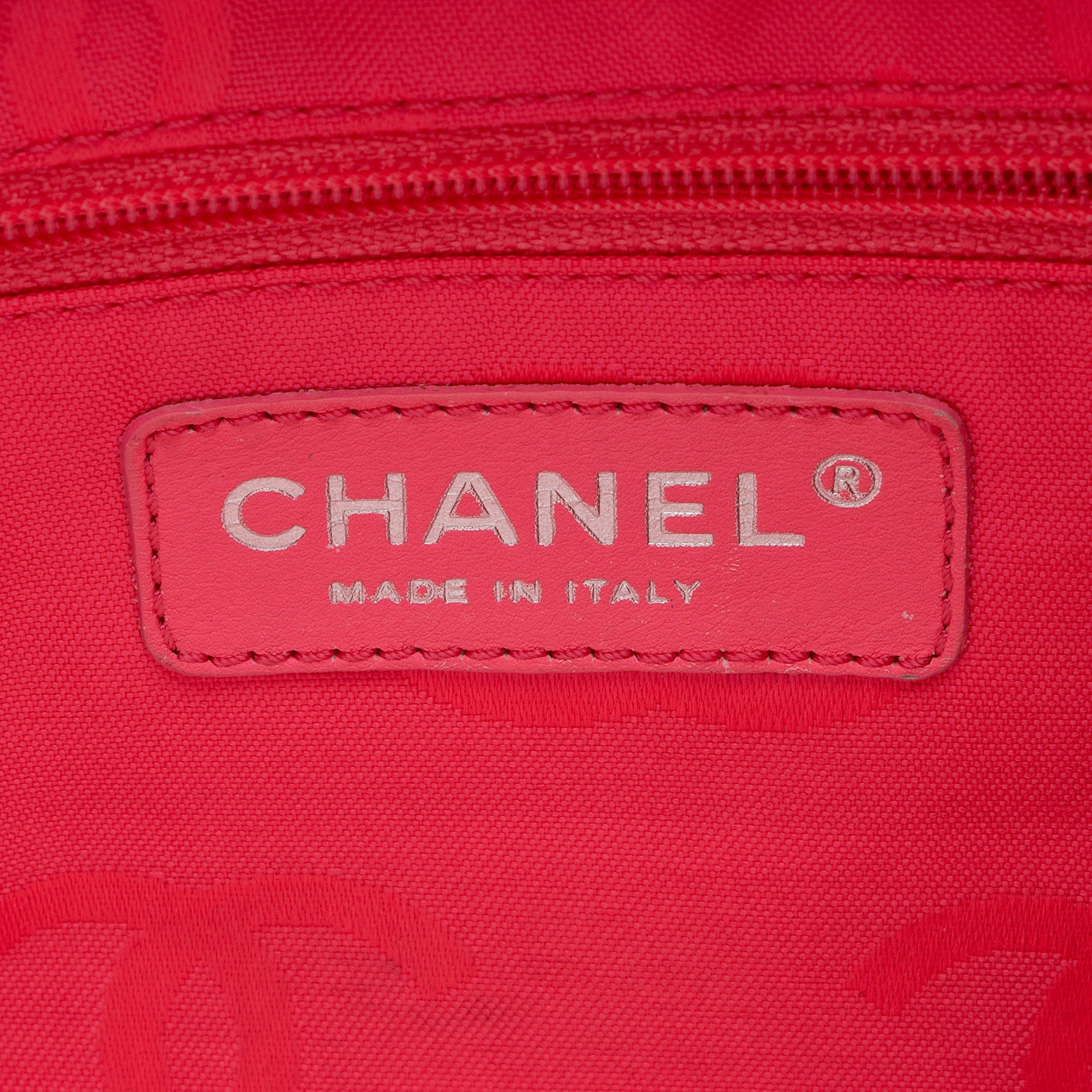 Chanel Vintage Lambskin Ligne Cambon Large Shopping Tote