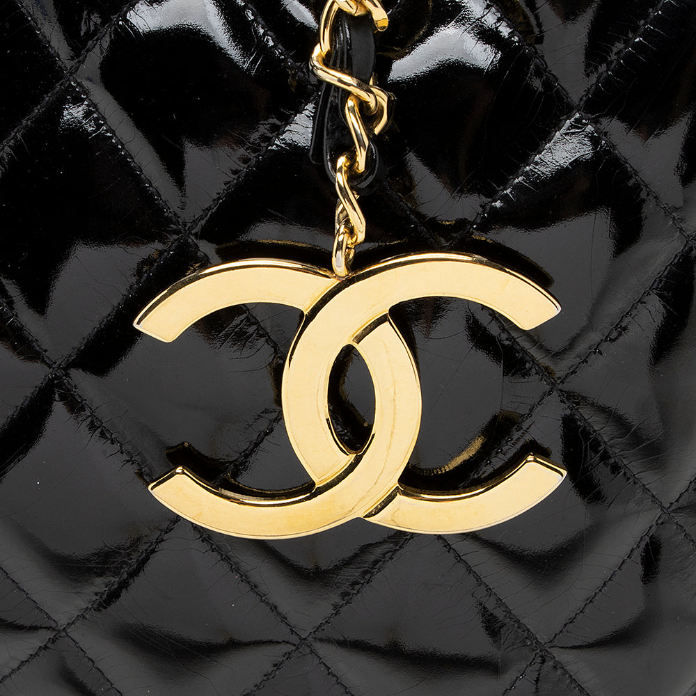Chanel Vintage 1:1 Rep Leather CC Tote - FINAL SALE (SHF-19446)