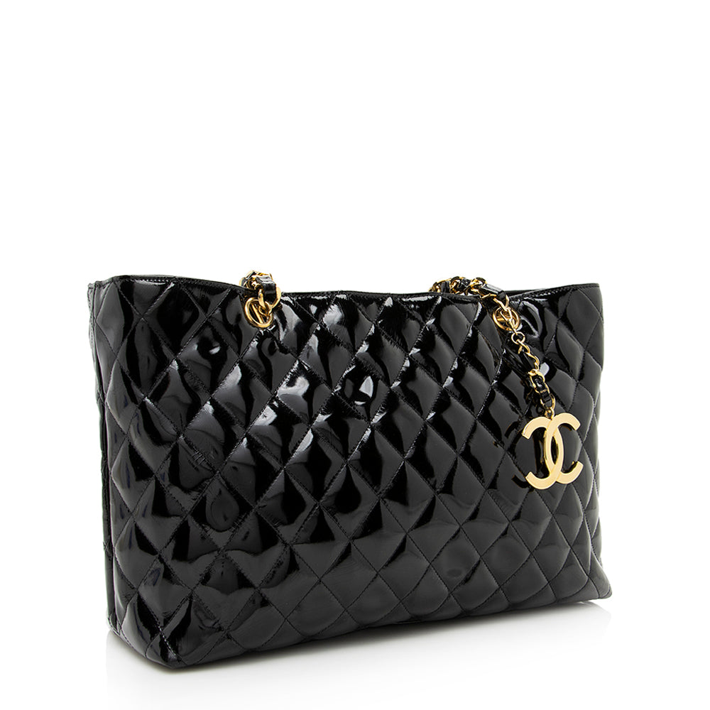 Chanel Vintage 1:1 Rep Leather CC Tote - FINAL SALE (SHF-19446)