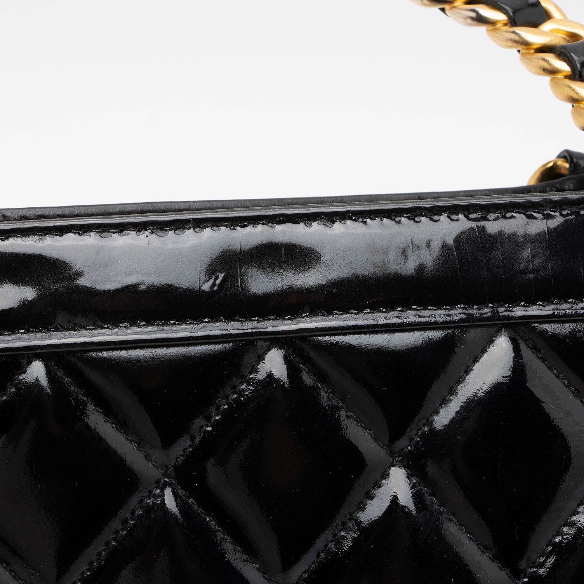Chanel Vintage 1:1 Rep Leather Chain Handle Tote (SHF-GLm7W1)