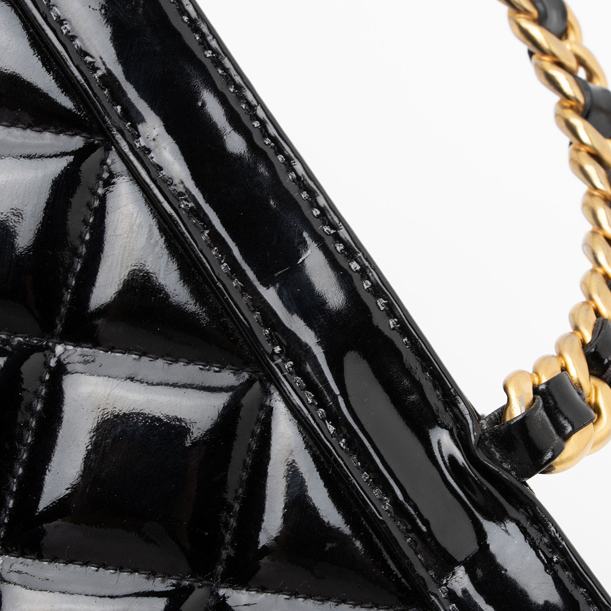 Chanel Vintage 1:1 Rep Leather Chain Handle Tote (SHF-GLm7W1)