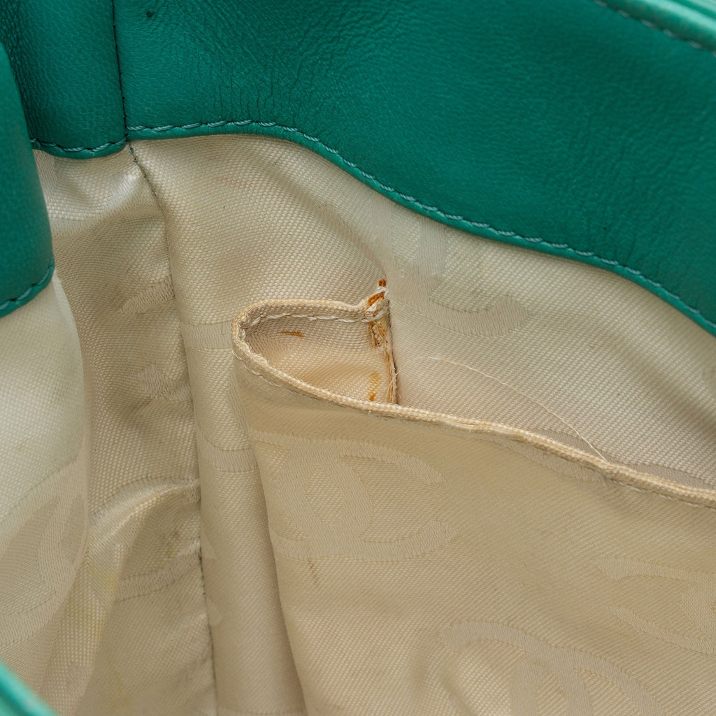 Chanel Vintage 1:1 Rep Leather Triple CC Small Tote