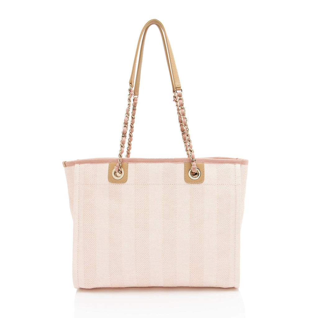 Chanel Woven Straw Deauville Small Tote