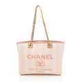 Chanel Woven Straw Deauville Small Tote