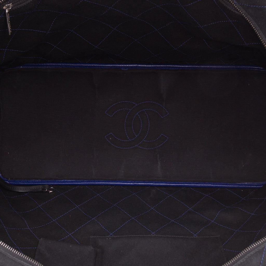 Chanel XL Quilted Caviar Shopping Fever Tote