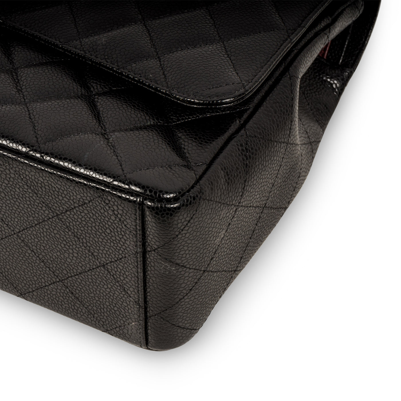 Classic Flap Bag Maxi - Caviar - Black - GHW