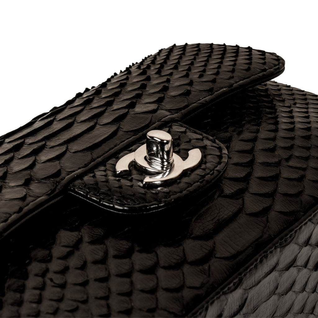 Classic Flap Bag - Mini Rectangular - Python
