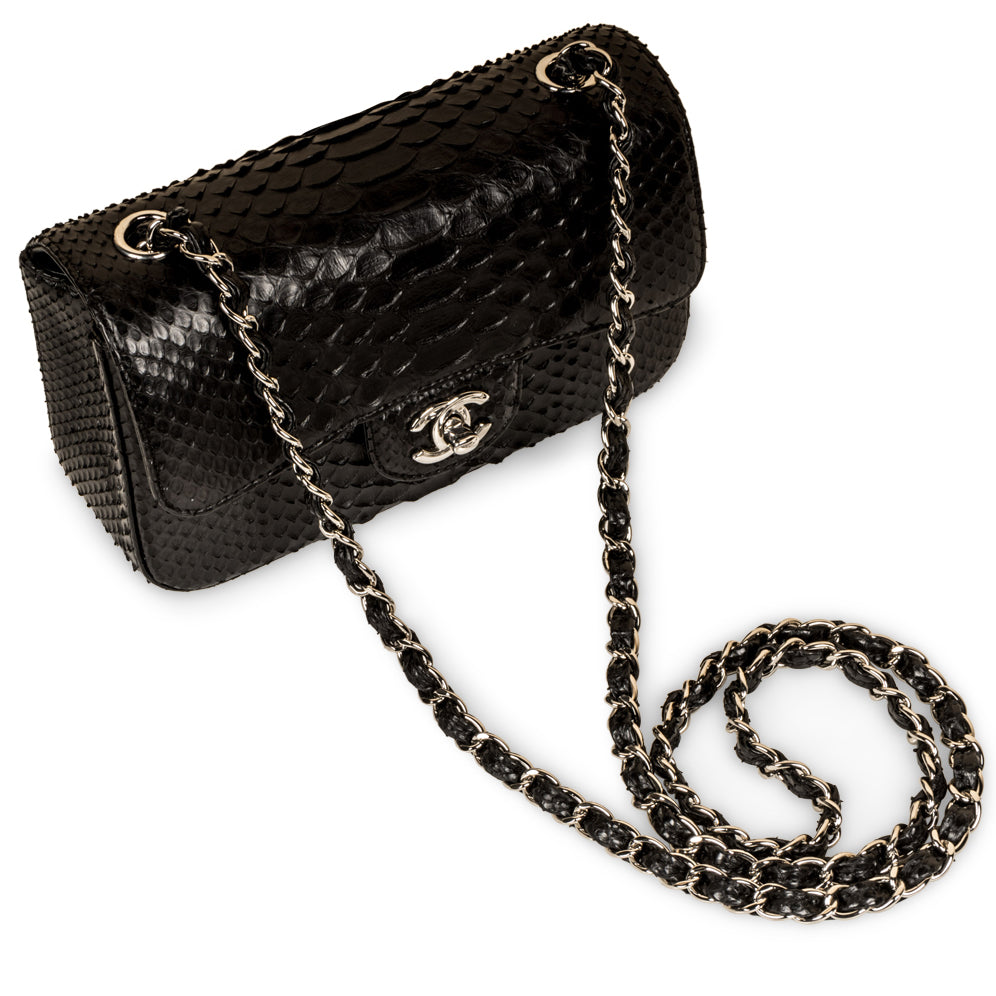 Classic Flap Bag - Mini Rectangular - Python