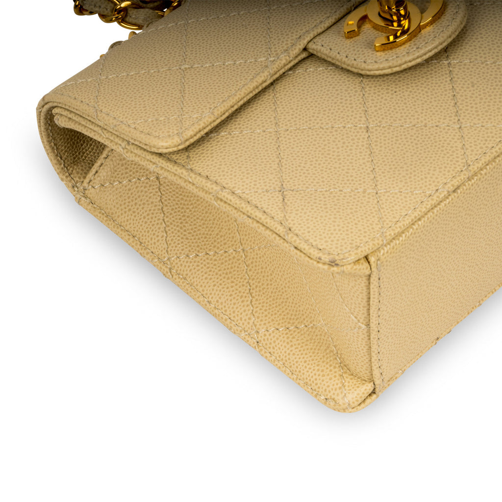 Classic Flap Bag - Mini Square Shoulder Bag - Vintage