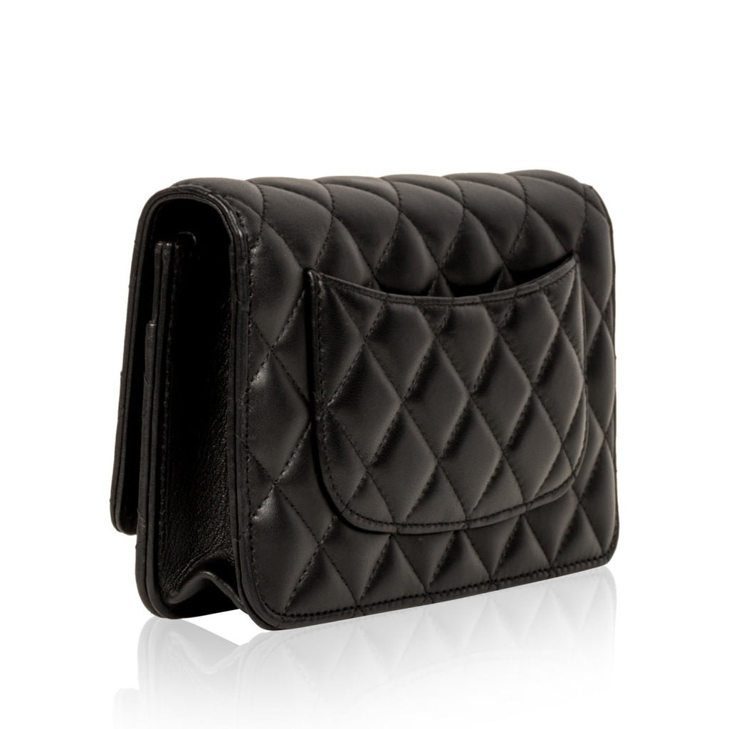 Classic Wallet on Chain - Lambskin
