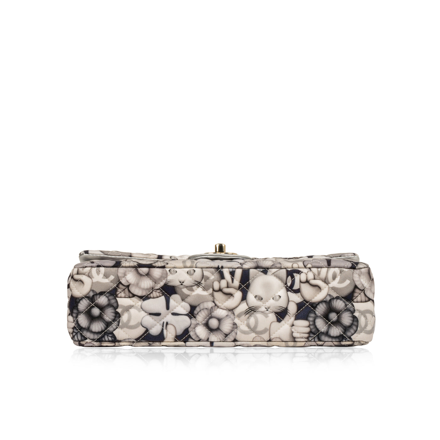 Classic Flap Bag - Medium - Cat/Peace Emoticon