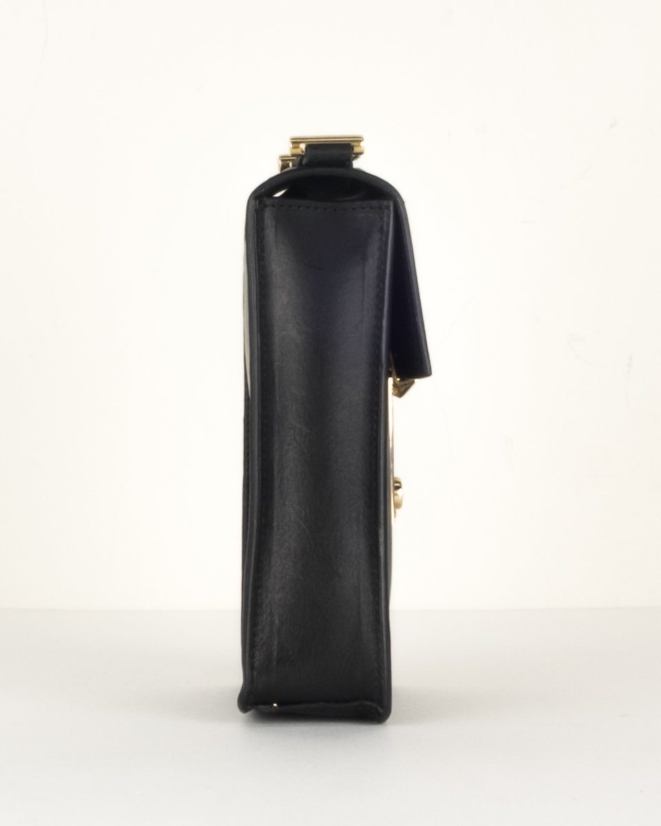 Co Black Leather Mini Shoulder Bag