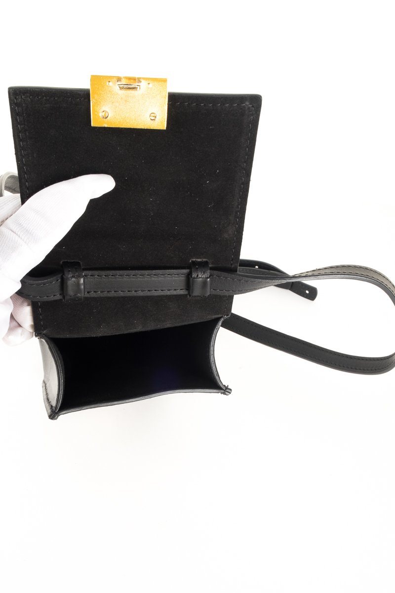 Co Black Leather Mini Shoulder Bag