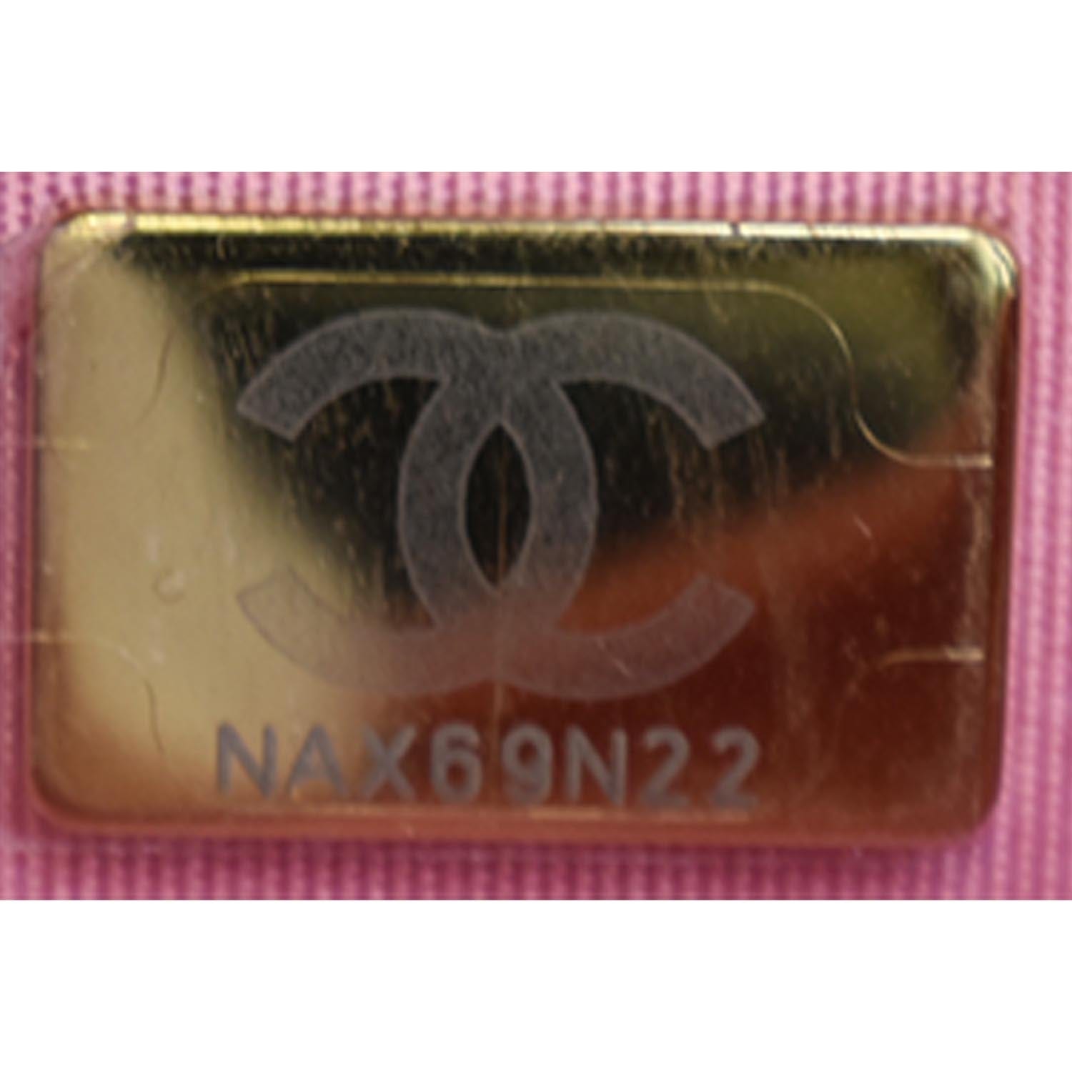 Chanel 19 CC WOC Leather Wallet On Chain Crossbody Bag Pink