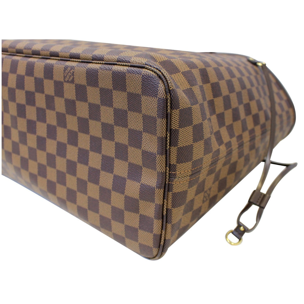 LOUIS VUITTON Neverfull GM Damier Ebene Tote Shoulder Bag