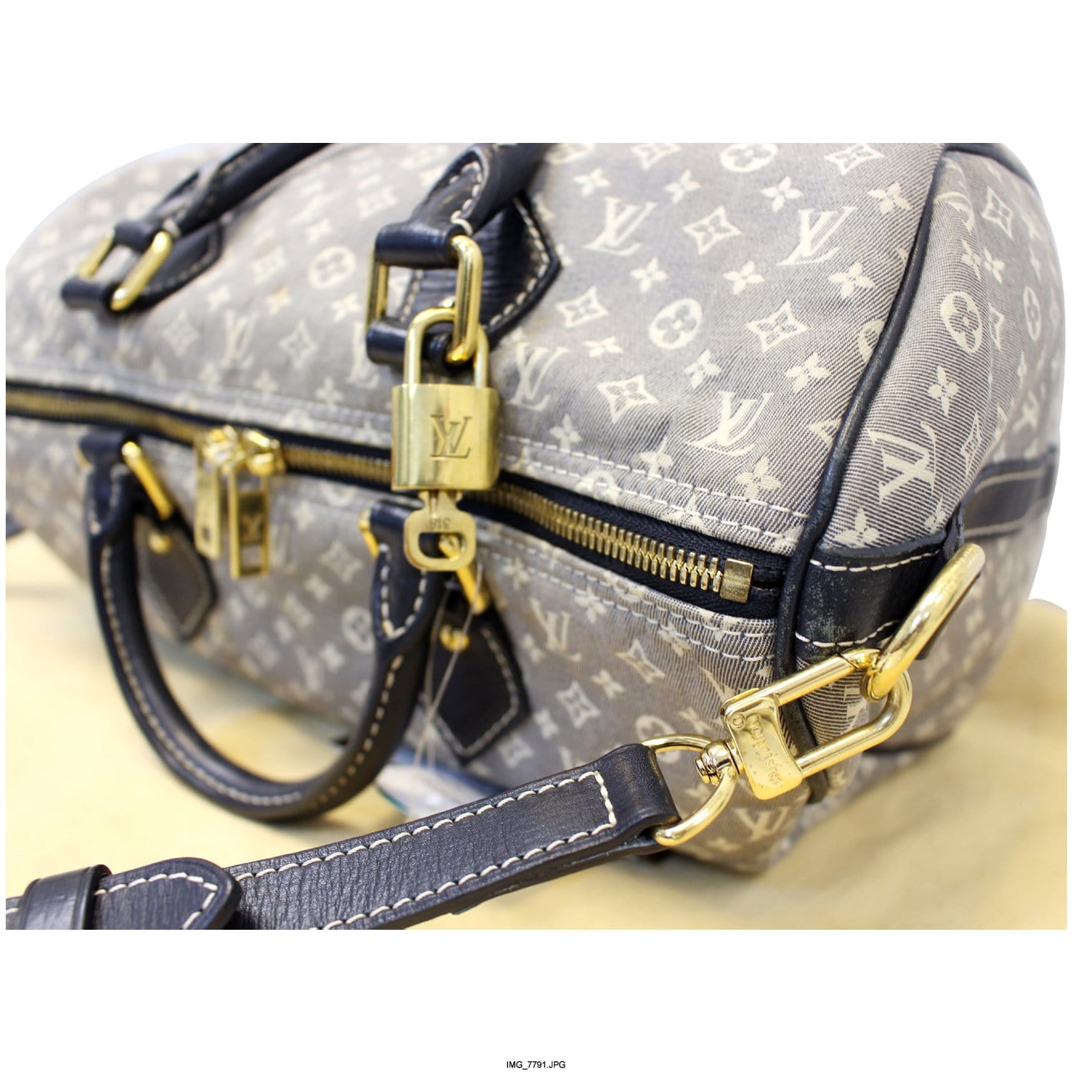 LOUIS VUITTON Speedy 30 Bandouliere Monogram Mini Lin Shoulder Bag