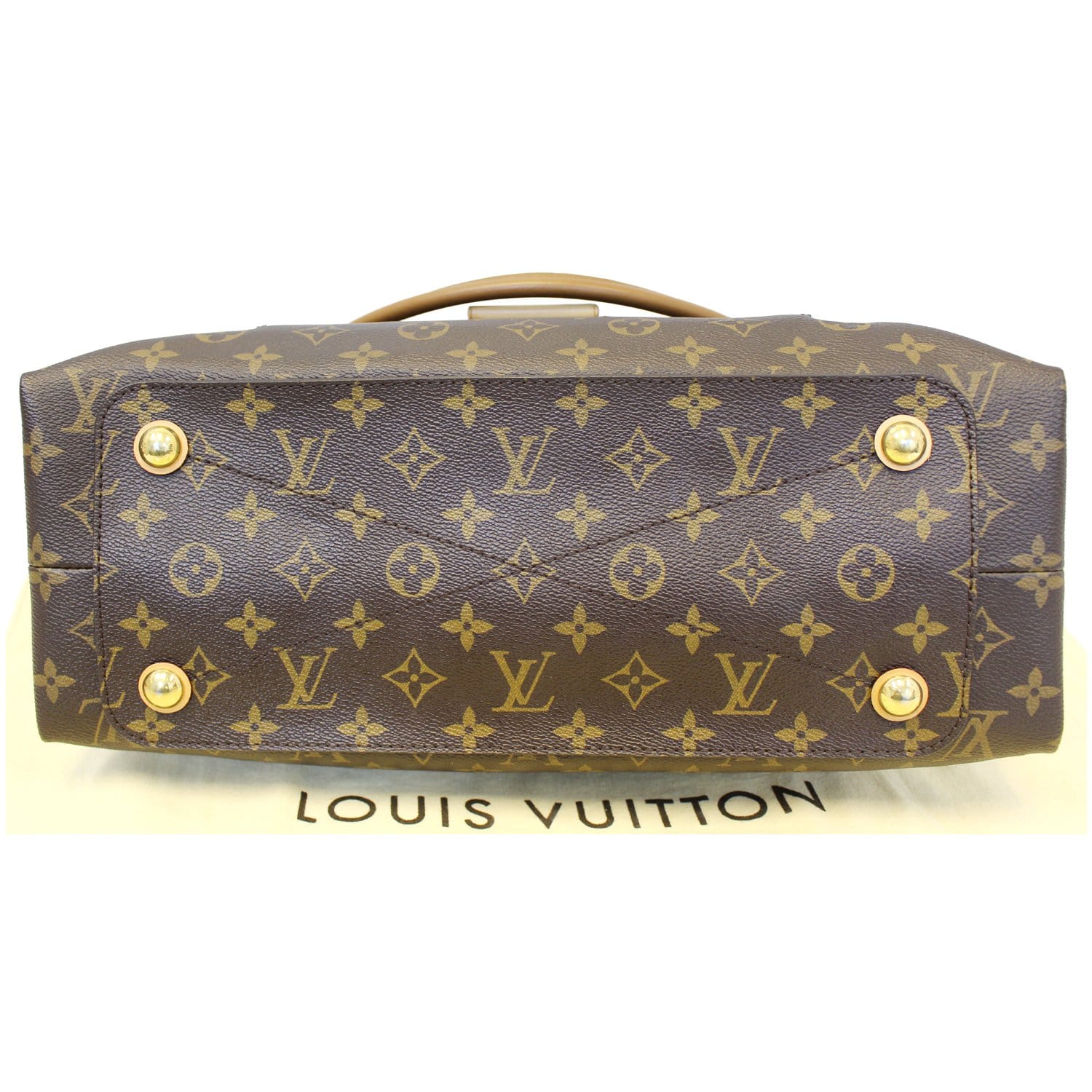 LOUIS VUITTON Olympe Camel Monogram Canvas Satchel Shoulder Bag