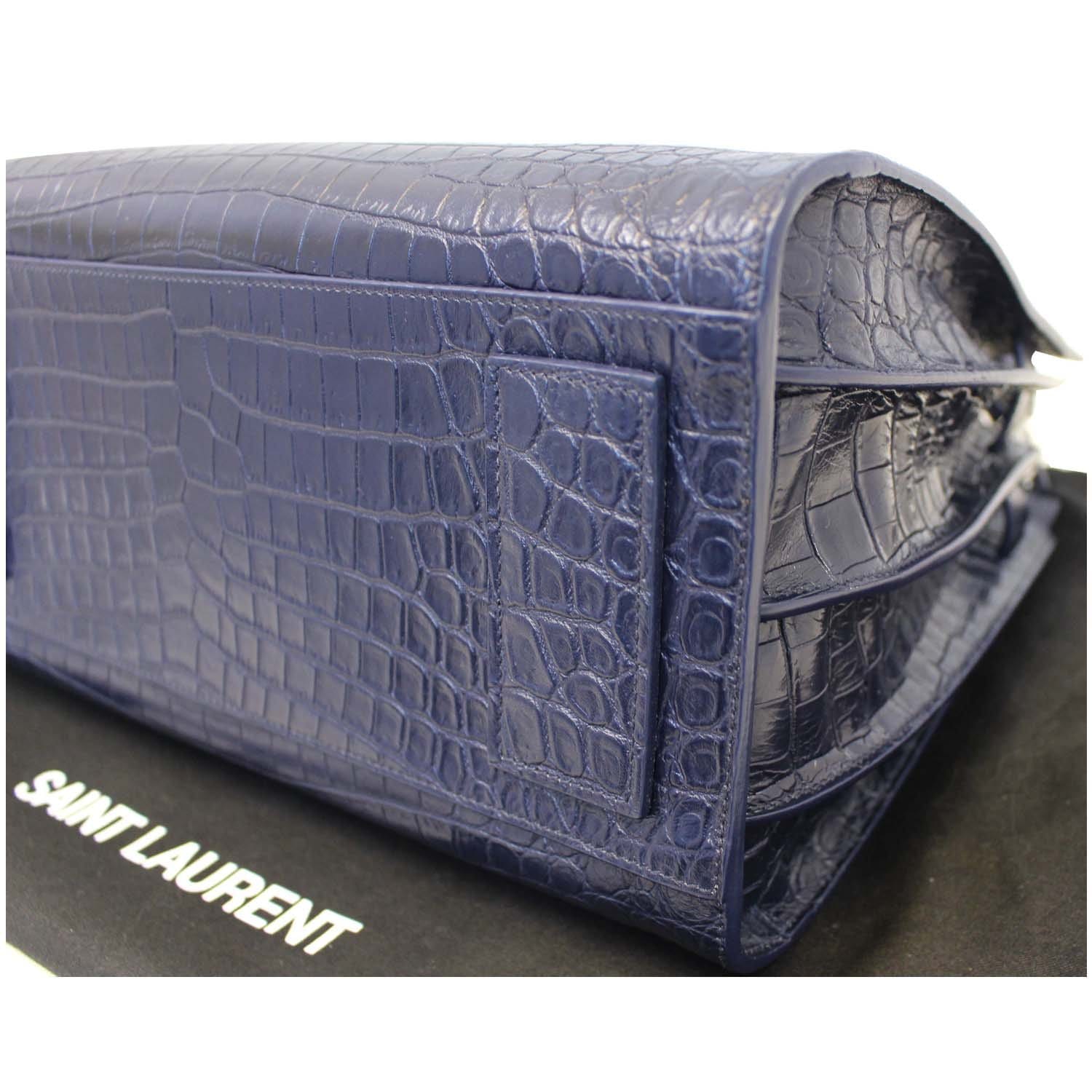 YVES SAINT LAURENT Sac de Jour Small Caviar Leather-Embossed Satchel Bag
