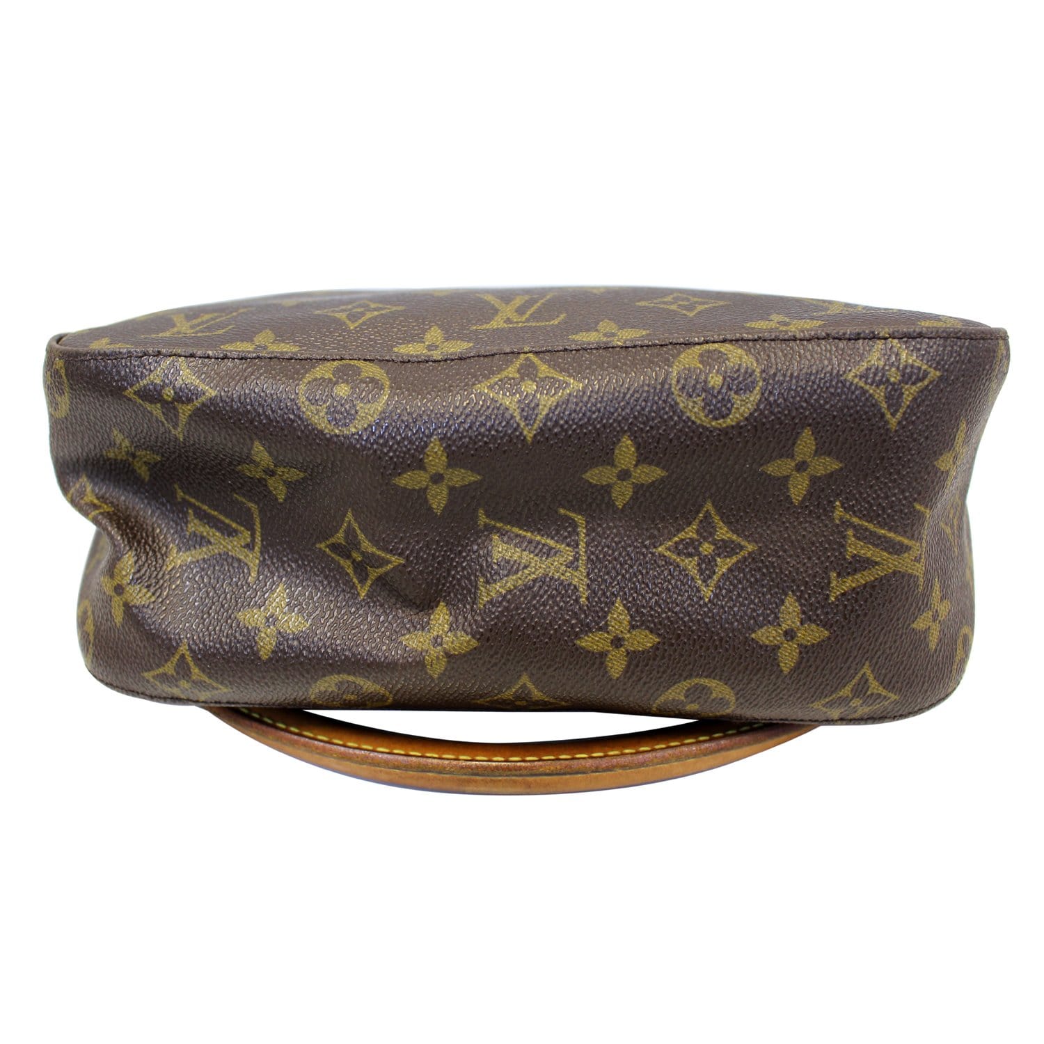 LOUIS VUITTON Looping MM Monogram Canvas Shoulder Bag Brown