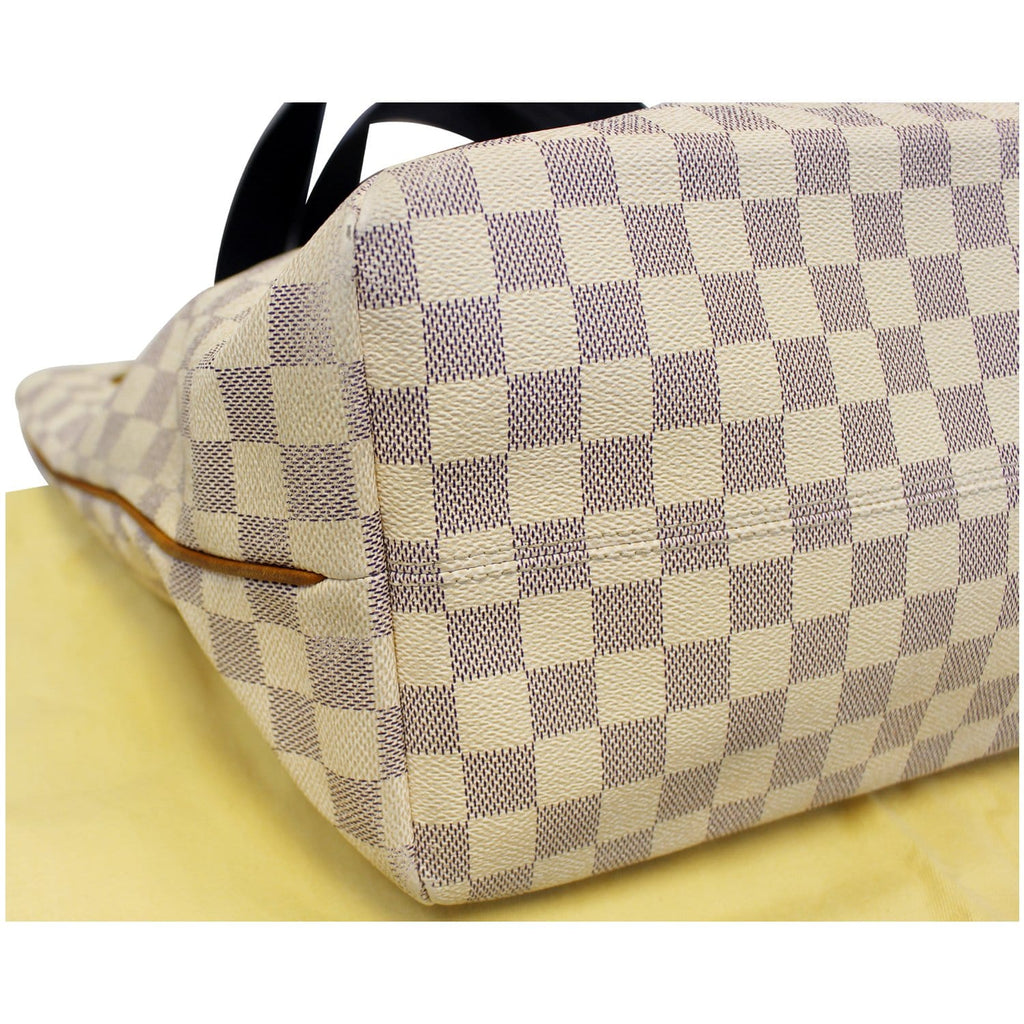 LOUIS VUITTON Cabas PM Damier Azur Beach Shoulder Bag