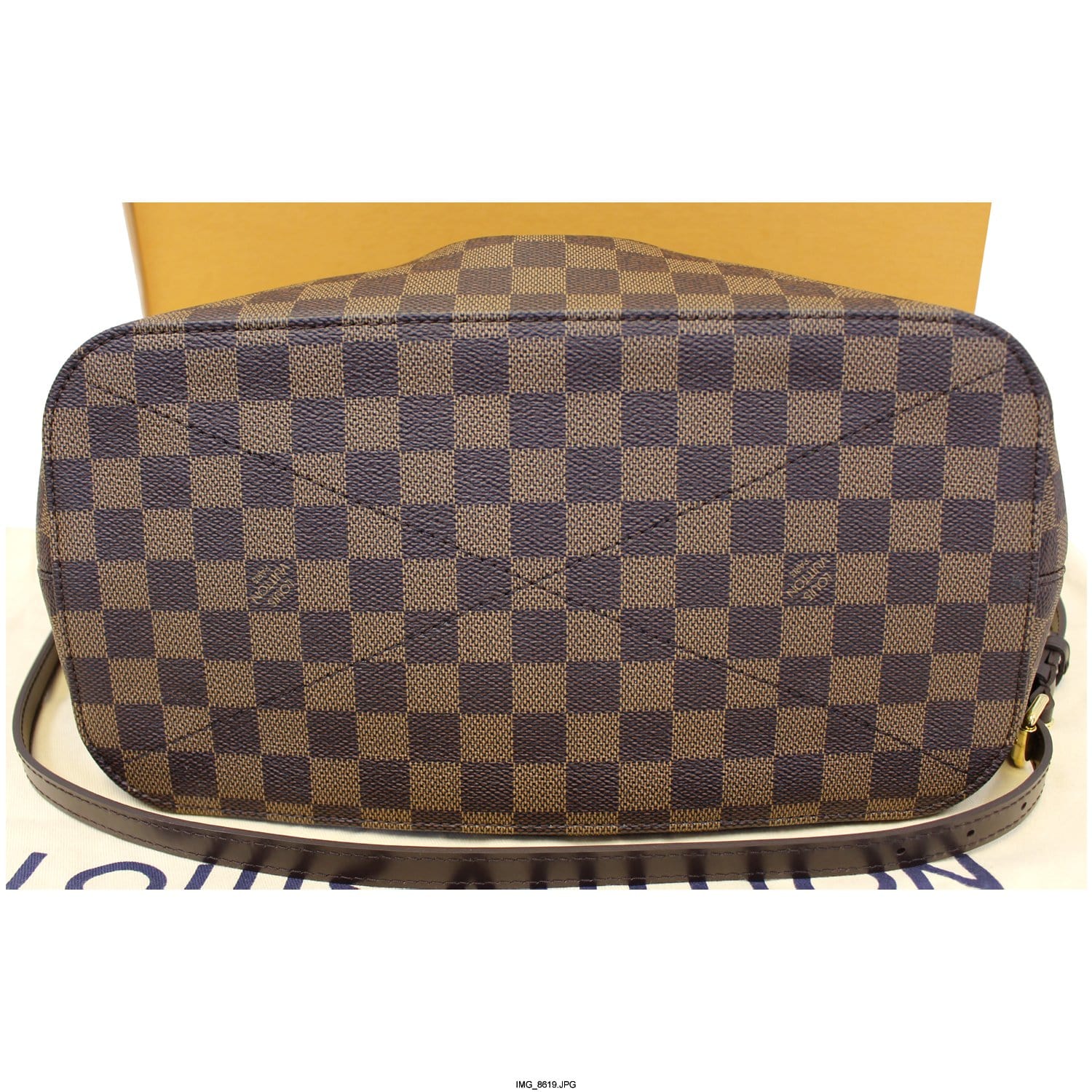 LOUIS VUITTON Siena GM Damier Ebene Shoulder Handbag